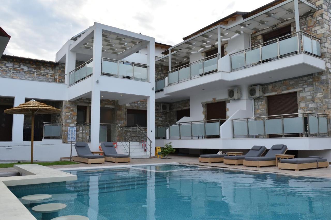 Dioscuri Luxury Apartments Skala Potamia  Bagian luar foto
